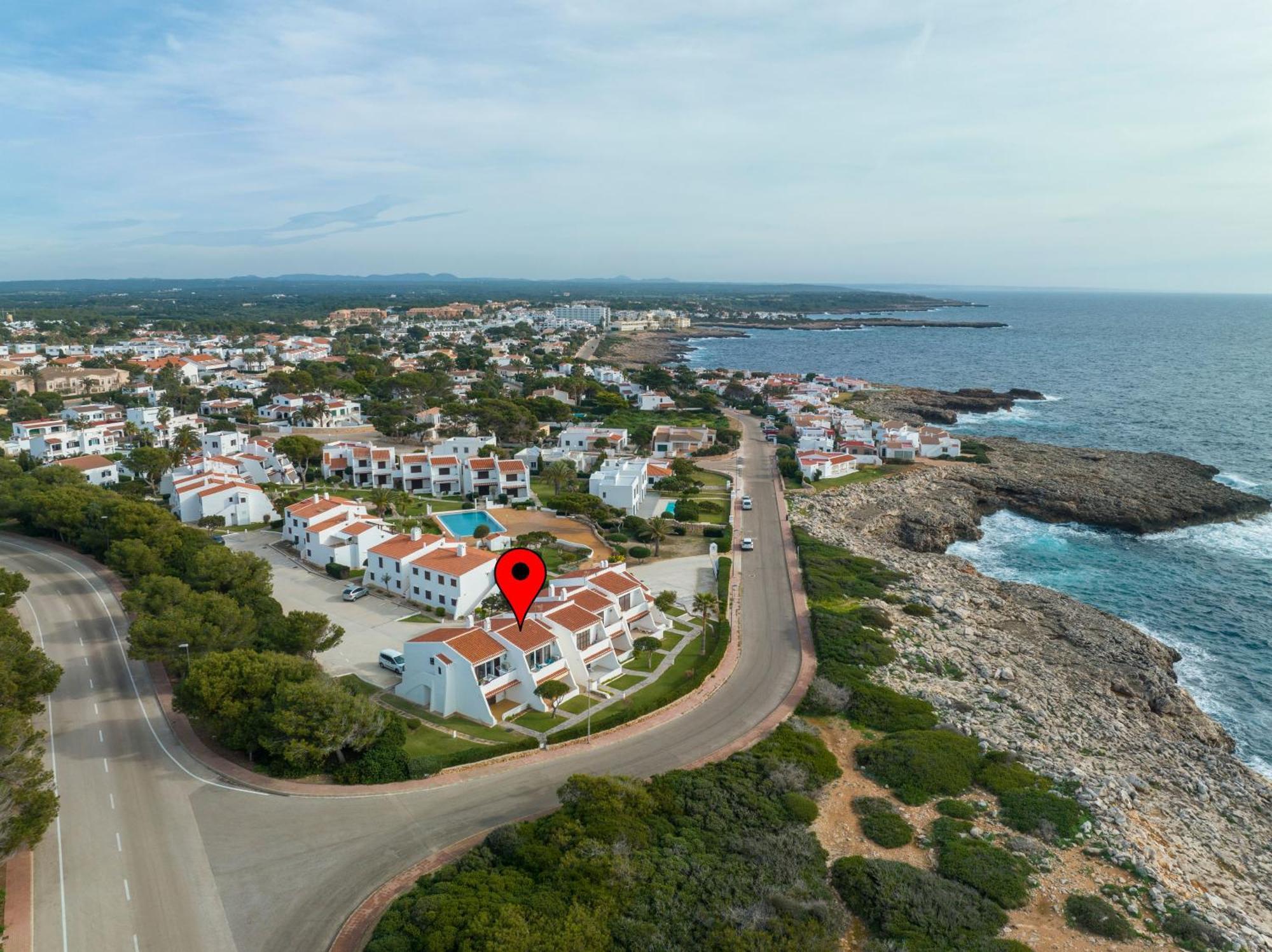 Vista Faro-Apartamento Con Balcon Que Mira Al Mar Cala'N Bosch  Exterior foto